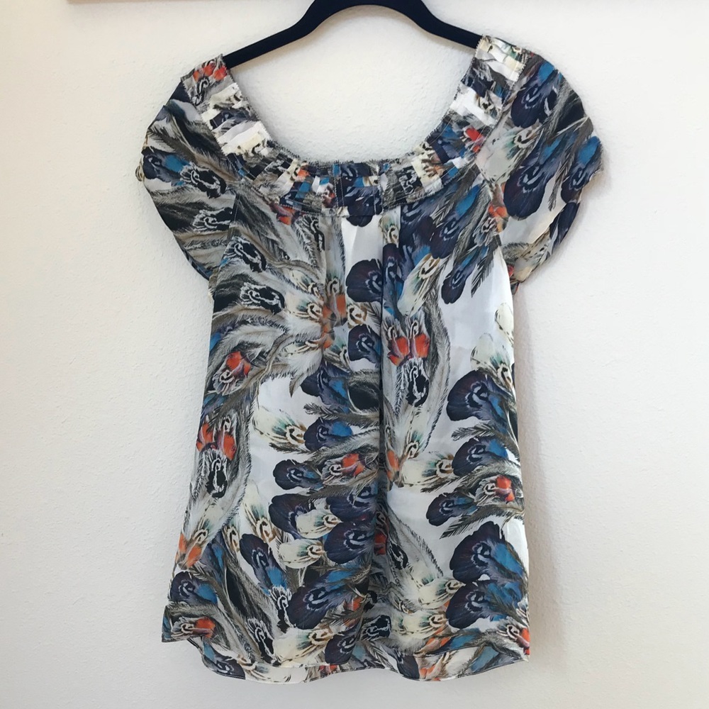 Liefsdotter peacock blouse
